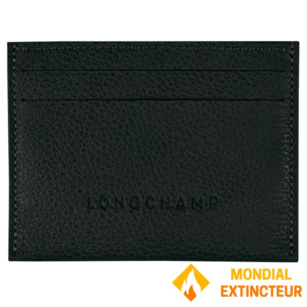 Longchamp - Porte-cartes Le Foulonné noir