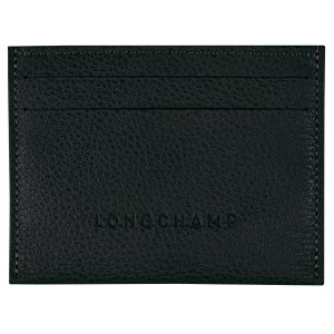 Longchamp - Porte-cartes Le Foulonné noir