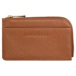 Longchamp - Porte-cartes Le Foulonnée caramel