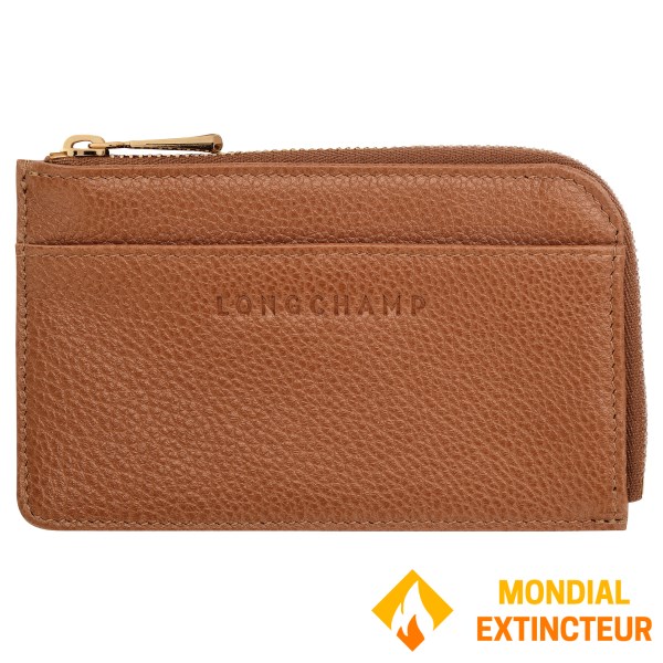Longchamp - Porte-cartes Le Foulonnée caramel