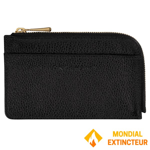 Longchamp - Porte-cartes Le Foulonnée noir