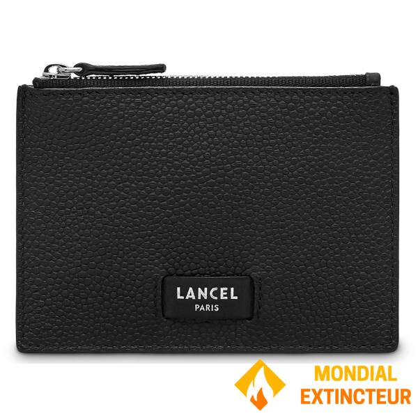 Lancel - Porte-cartes Ninon zippé L - Noir
