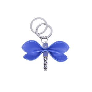 Lancel - Porte-clés Jungle Libellule - Indigo