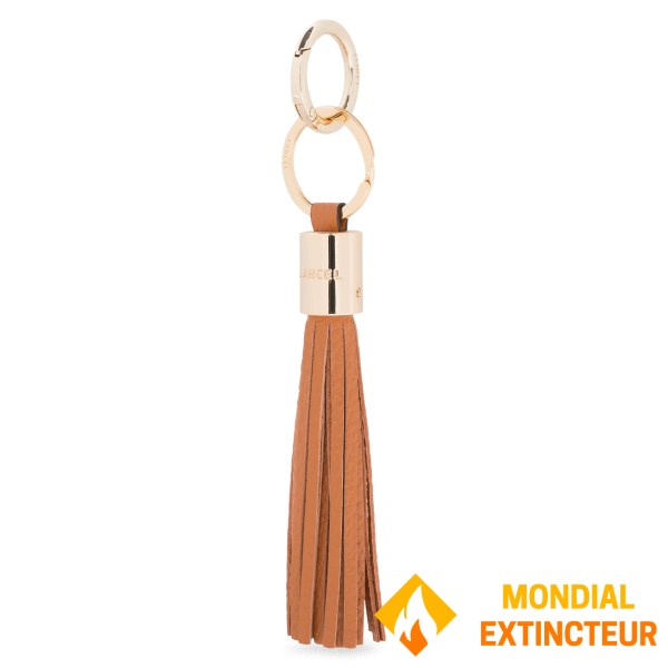 Lancel - Porte-clés pompon Premier Flirt de Lancel camel 