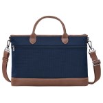 Longchamp - Porte documents Boxford S bleu