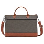 Longchamp - Porte documents Boxford S brun