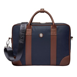 Festina - Porte documents Button navy et marron