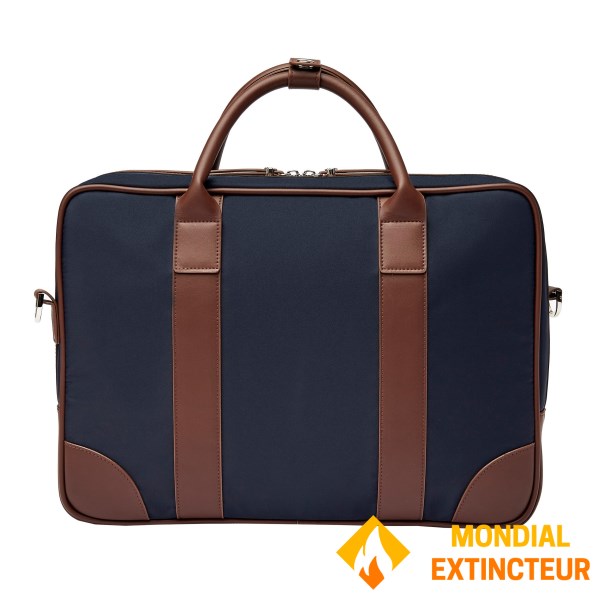 Festina - Porte documents Button navy et marron