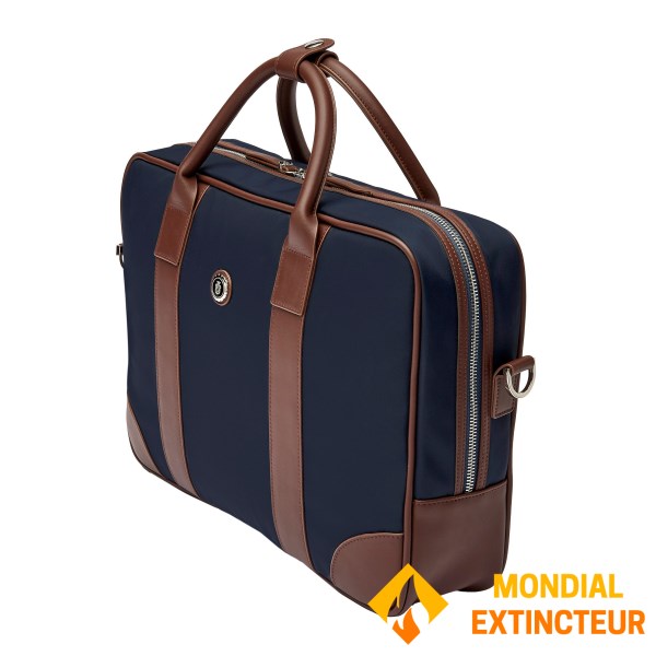 Festina - Porte documents Button navy et marron