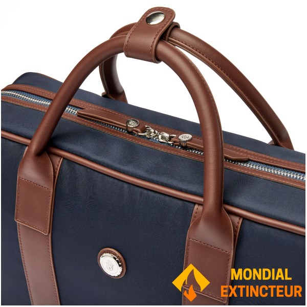 Festina - Porte documents Button navy et marron