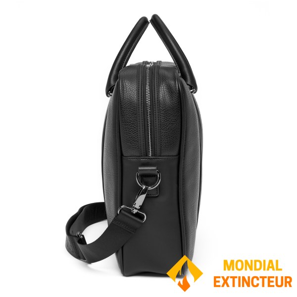 Cerruti 1881 - Porte documents Delano taupe et noir