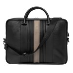 Cerruti 1881 - Porte documents Delano taupe et noir