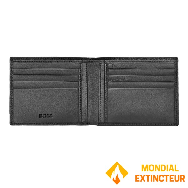Hugo Boss - Portefeuille Classic grainé noir