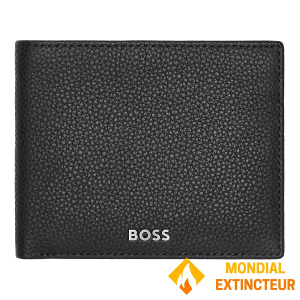 Hugo Boss - Portefeuille Classic grainé noir