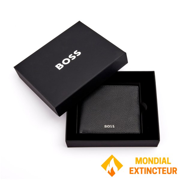 Hugo Boss - Portefeuille Classic grainé noir