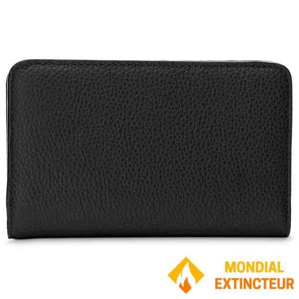 Lancel - Portefeuille Ninon compact zippé - Noir