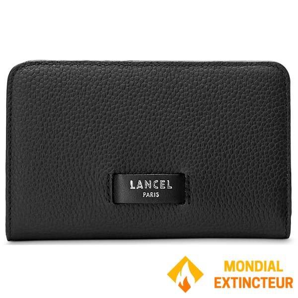 Lancel - Portefeuille Ninon compact zippé - Noir