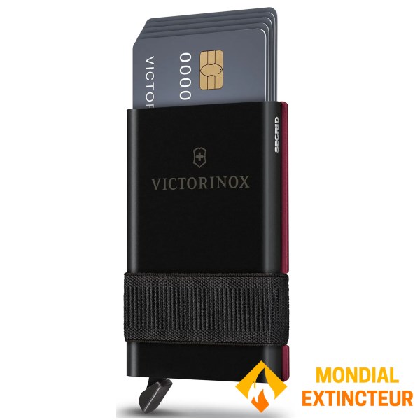 Victorinox - Portefeuille Smart Card Iconic - rouge