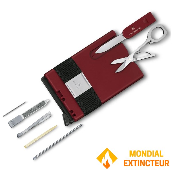 Victorinox - Portefeuille Smart Card Iconic - rouge