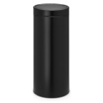 Brabantia - Poubelle 30 L Touch bin - noir mat