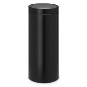 Brabantia - Poubelle 30 L Touch bin - noir mat