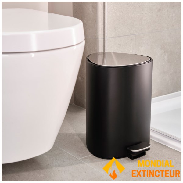 Joseph Joseph - Poubelle à pédales EasyStore™ 5L noire mate