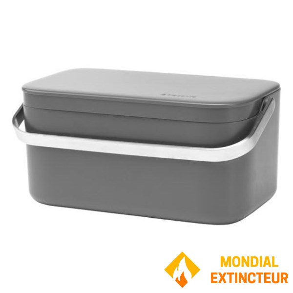 Brabantia - Poubelle de table Sink side - gris foncé