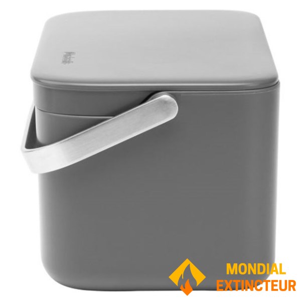 Brabantia - Poubelle de table Sink side - gris foncé