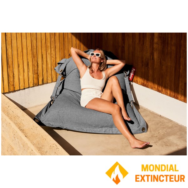 Fatboy - Pouf d’extérieur Buggle-up outdoor - gris foncé