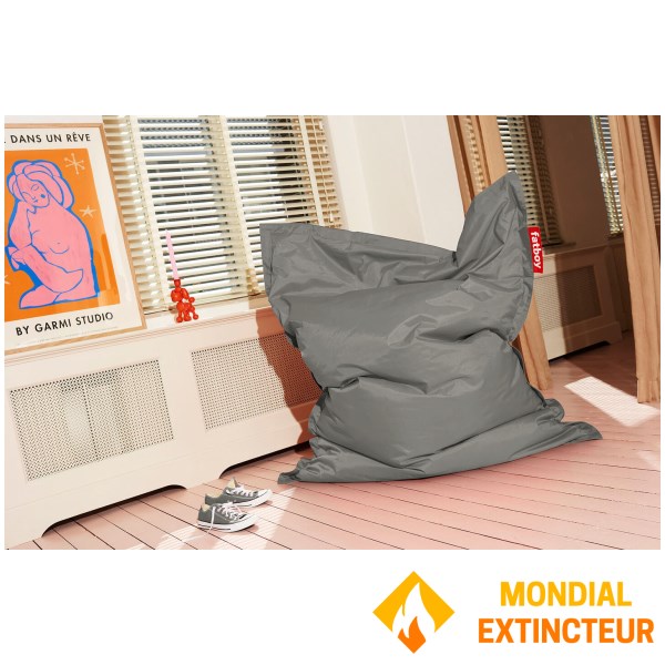 Fatboy - Pouf d’intérieur The Original - argent