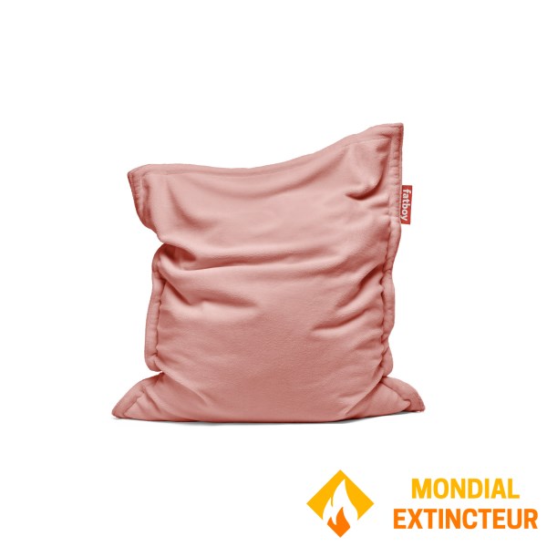 Fatboy - Pouf d’intérieur The Original Slim Teddy - rose