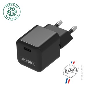 Akashi - Prise secteur Supergan noire
