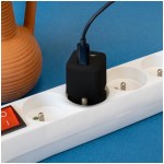 Akashi - Prise secteur Supergan noire