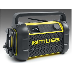 Muse - Radio de chantier Bluetooth - Noir/Jaune