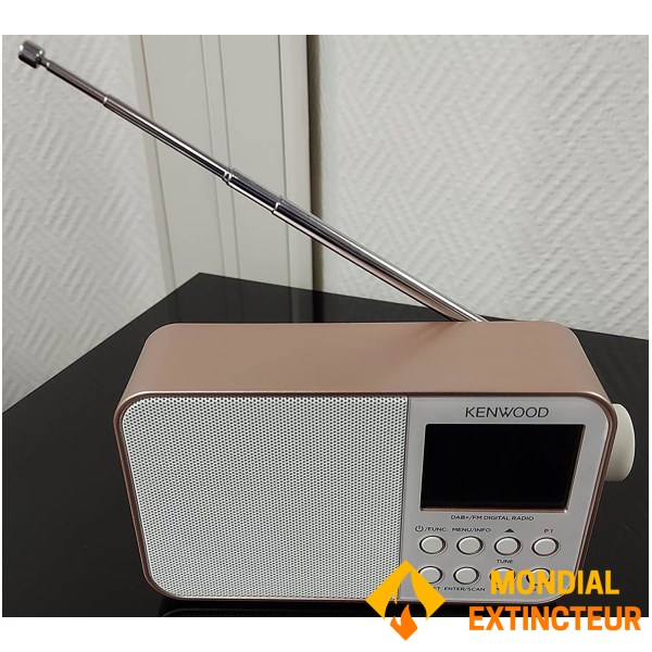 Kenwood - Radio portable Numérique DAB - Rose