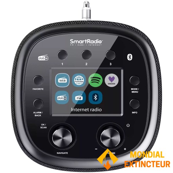 Kenwood - Radio portable Smart Radio DAB noir