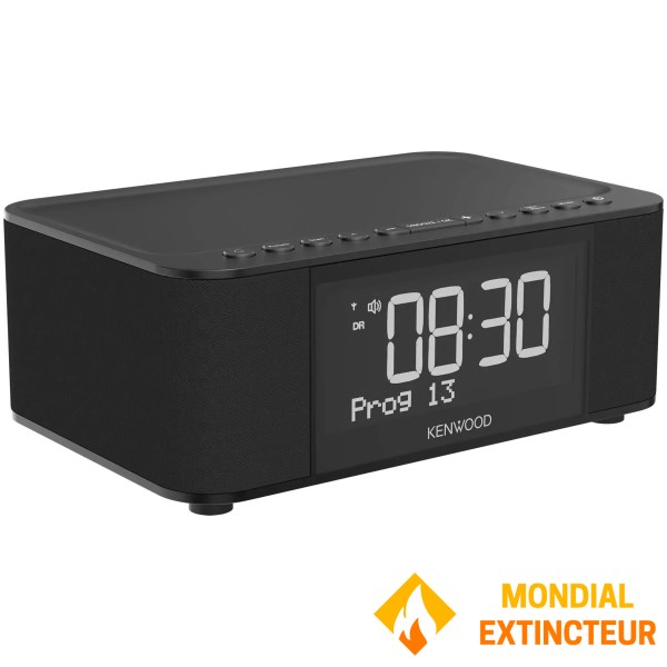 Kenwood - Radio réveil DAB+ et Bluetooth noir
