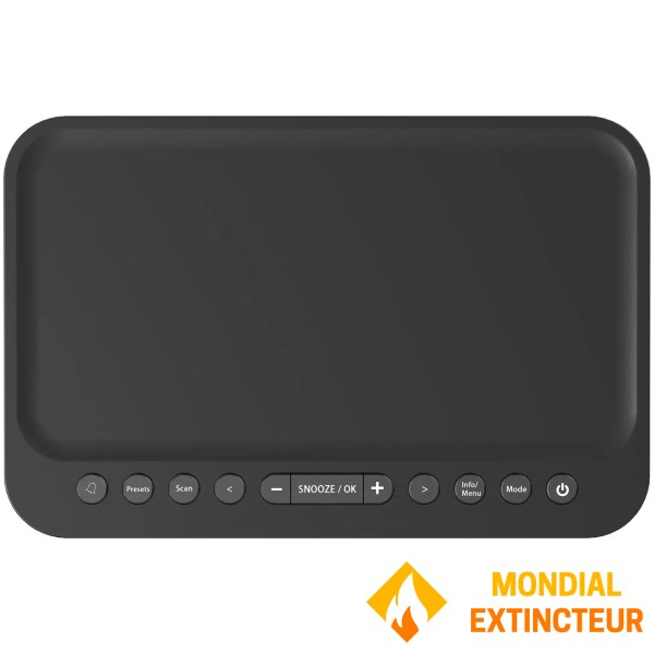 Kenwood - Radio réveil DAB+ et Bluetooth noir