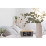 Kenwood - Radio réveil DAB+ et Bluetooth noyer