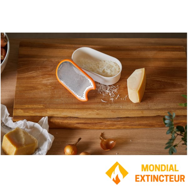 Fiskars - Râpe avec boite  Functional Form blanche/orange
