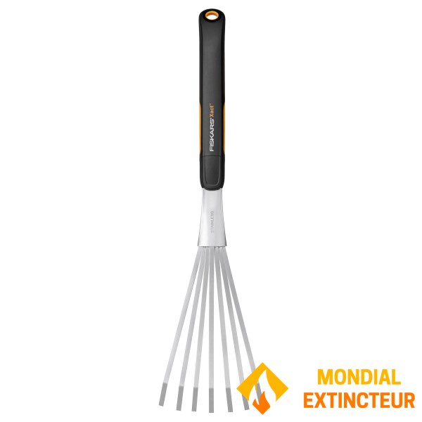 Fiskars - Rateau à main  Xact acier/noir