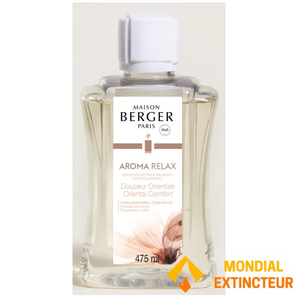 Lampe Berger - Recharge diffuseur électrique Aroma relax 475ml