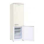 Frigelux - Réfrigérateur combiné Retro Vintage Crème 244 L