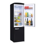 Frigelux - Réfrigérateur combiné Retro Vintage noir 244 L