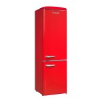 Frigelux - Réfrigérateur combiné Retro Vintage rouge 244 L