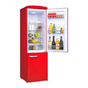 Frigelux - Réfrigérateur combiné Retro Vintage rouge 244 L
