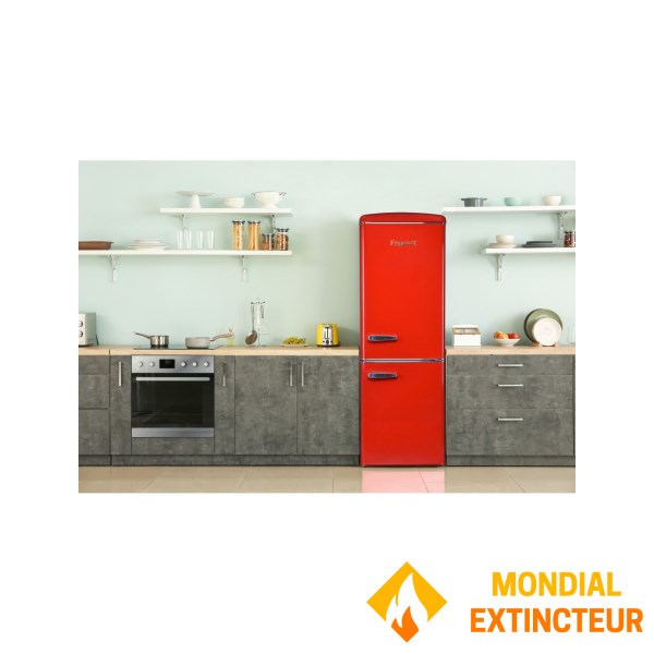 Frigelux - Réfrigérateur combiné Retro Vintage rouge 244 L