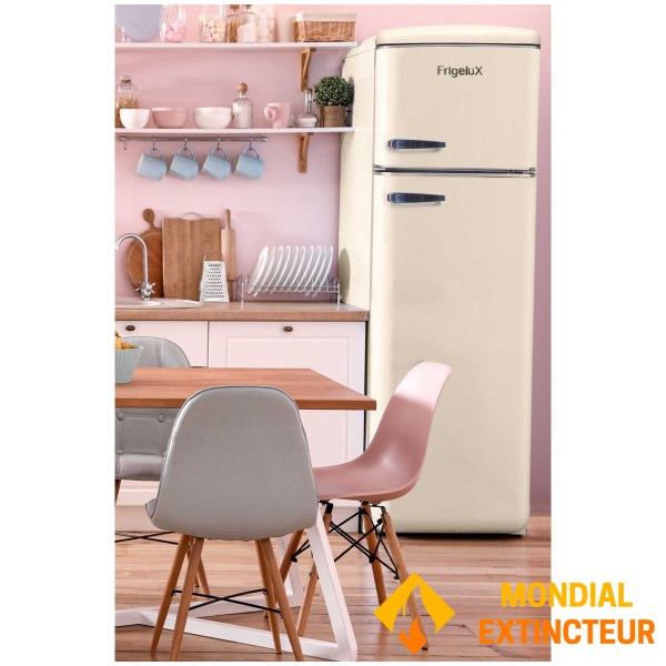 Frigelux - Réfrigérateur Double porte rétro vintage crème
