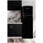 Frigelux - Réfrigérateur Double porte rétro vintage noir