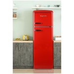 Frigelux - Réfrigérateur Double porte rétro vintage rouge